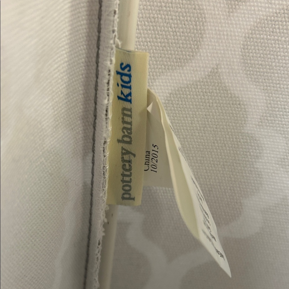 Pottery Barn Kids Tan and White Basket - Picture 3 of 3